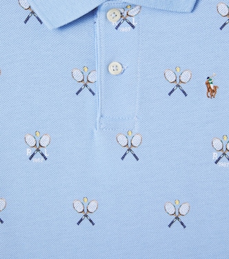 Printed cotton piqué polo shirt | Polo Ralph Lauren Kids