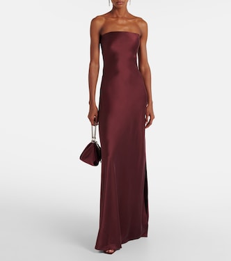 Filo silk satin gown | Christopher Esber