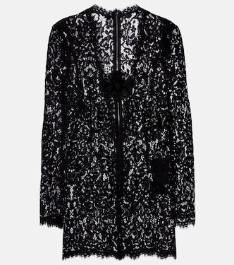 Embroidered scalloped minidress | Dolce&Gabbana