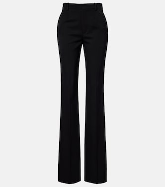 Wool grain de poudre tuxedo pants | Saint Laurent