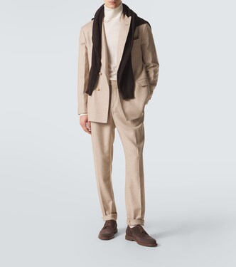 Suede Derby shoes | Brunello Cucinelli