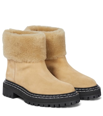 Botines de ante con borrego | Proenza Schouler