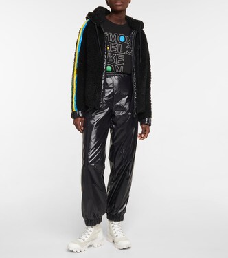 Logo printed cotton jersey top | Moncler Grenoble