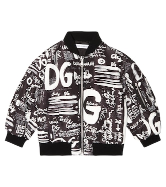 Chaqueta bomber con logo | Dolce&Gabbana Kids