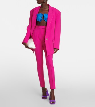 Blazer oversize Glen in crêpe | The Attico