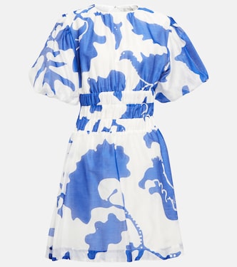 Vivi printed cotton and silk minidress | SIR