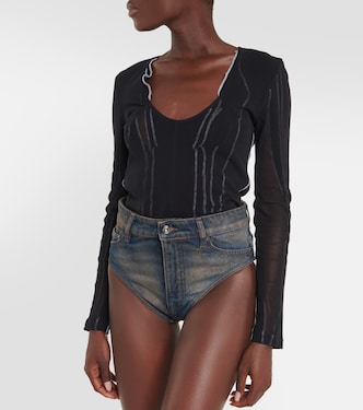 Shorts di jeans a vita alta Janty | Y/Project