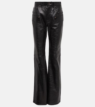 Flared leather pants | Acne Studios