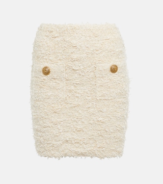 Bouclé miniskirt | Balmain