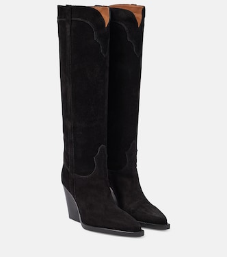 El Dorado suede cowboy boots | Paris Texas