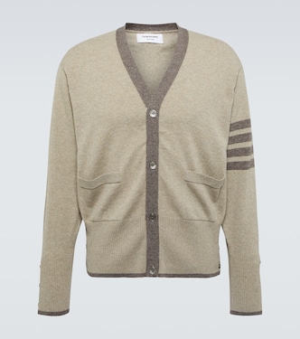 Cárdigan de cachemir con 4-Bar | Thom Browne