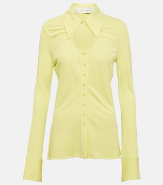 White Label cutout jersey shirt | Proenza Schouler