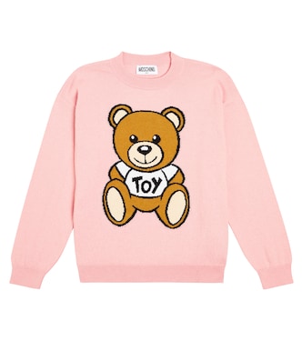 Jersey Teddy Bear de algodón y lana | Moschino Kids