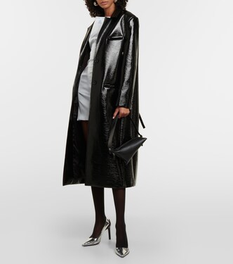 Abrigo sartorial de mezcla de algodón | Courrèges