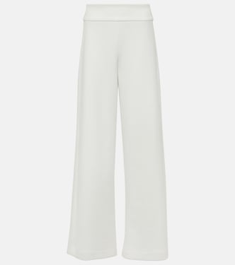 Gerade High-Rise-Hose Levante aus Jersey | Max Mara