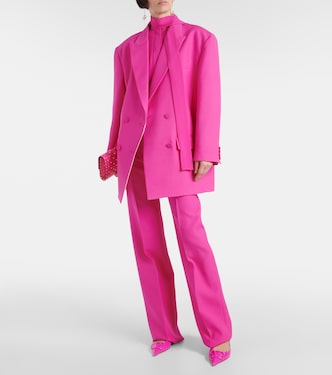 Pantalon ample en Crêpe Couture | Valentino