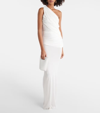 Lilies Amira draped jersey top | Rick Owens