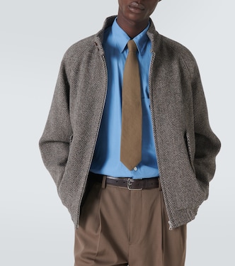 Cravatta Washed Finx in twill di cotone | Auralee