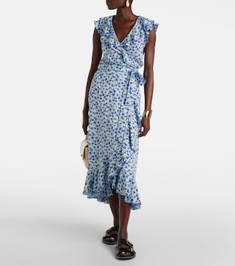 Bedrucktes Midikleid Triny | Poupette St Barth