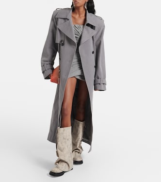 Trenchcoat aus Baumwoll-Canvas | The Attico