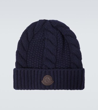 Cable-knit wool and cashmere beanie | Moncler
