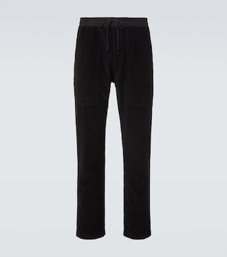 Cotton velvet sweatpants | Saint Laurent