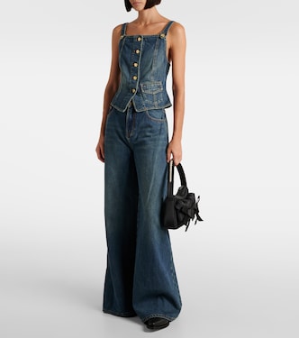 Top de denim | Ganni