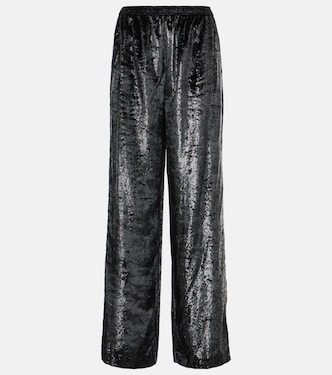 Velvet wide-leg pants | Polo Ralph Lauren