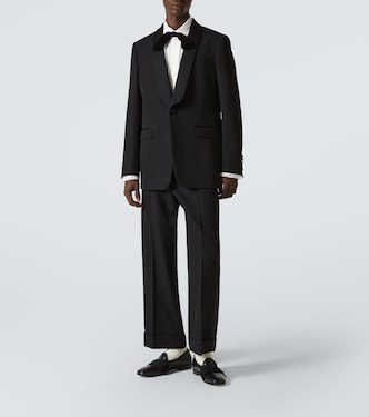 Virgin wool tuxedo jacket | Valentino