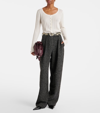 White Label  - Cardigan Hattie in maglia a coste | Proenza Schouler