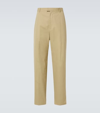 Cotton twill straight pants | Bottega Veneta