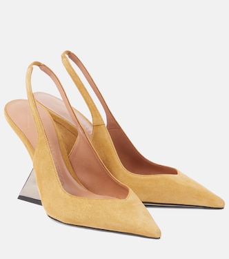 Pumps Cheope in suede con zeppa | The Attico