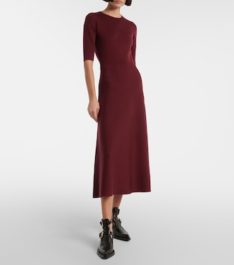 Seymore wool, cashmere, and silk midi dress | Gabriela Hearst