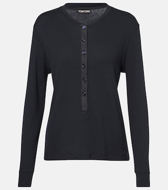 Cotton and silk top | Tom Ford