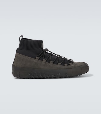 x Vibram suede-trimmed sneakers | Lemaire