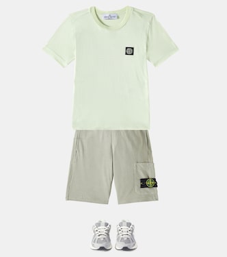 T-shirt Compass in cotone | Stone Island Junior