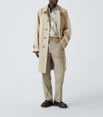 Gabardina de algodón con cinturón | Burberry