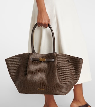 Sac New York en raphia et cuir | DeMellier