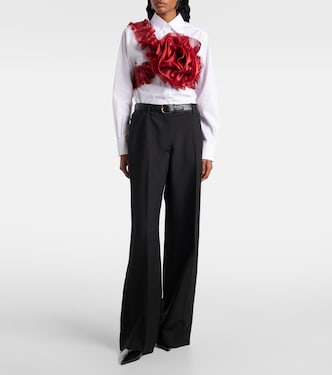 Ruffled top | Noir Kei Ninomiya