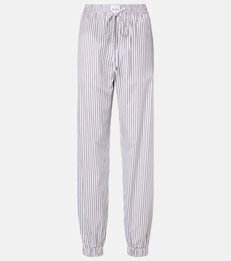 Pantaloni sportivi in cotone a righe | The Attico