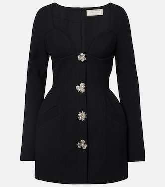 Embellished crêpe minidress | Blumarine