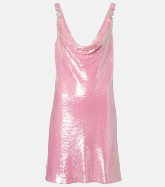 Medusa '95 sequined silk slip dress | Versace