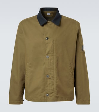 Lens cotton-blend overshirt | C.P. Company