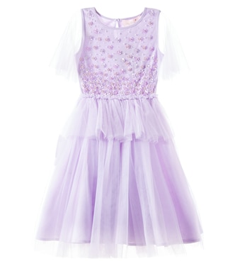 Orchid Radiance embellished tulle dress | Tutu Du Monde