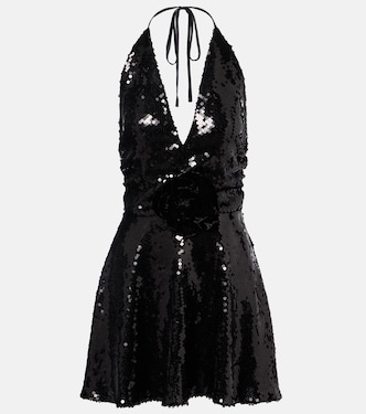 Sequined halterneck minidress | Dolce&Gabbana