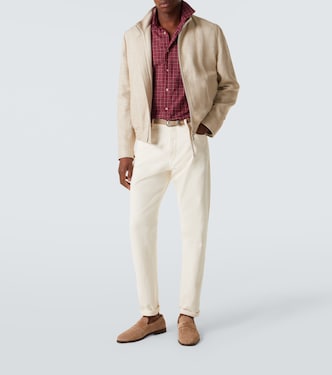 Chemise en coton à carreaux | Brunello Cucinelli