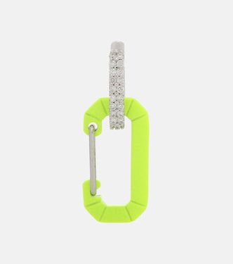 Pendiente individual Chiara de oro blanco de 18 ct con diamantes | Eéra