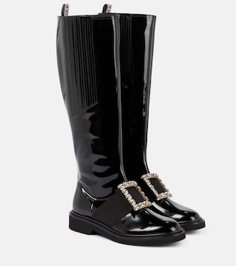 Botas altas Viv' Rangers de piel | Roger Vivier