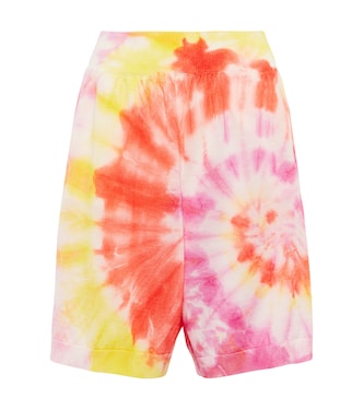 Shorts de lana virgen con tie-dye | Stella McCartney