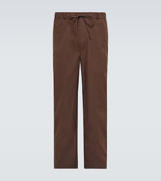 Pantalones Jain en popelín de algodón | Nanushka